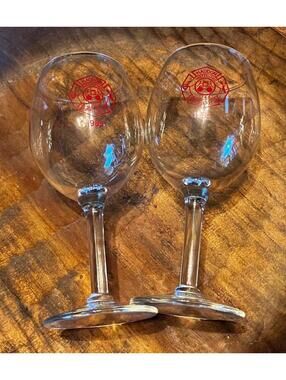 Haddon fire department set of Wine Glasses